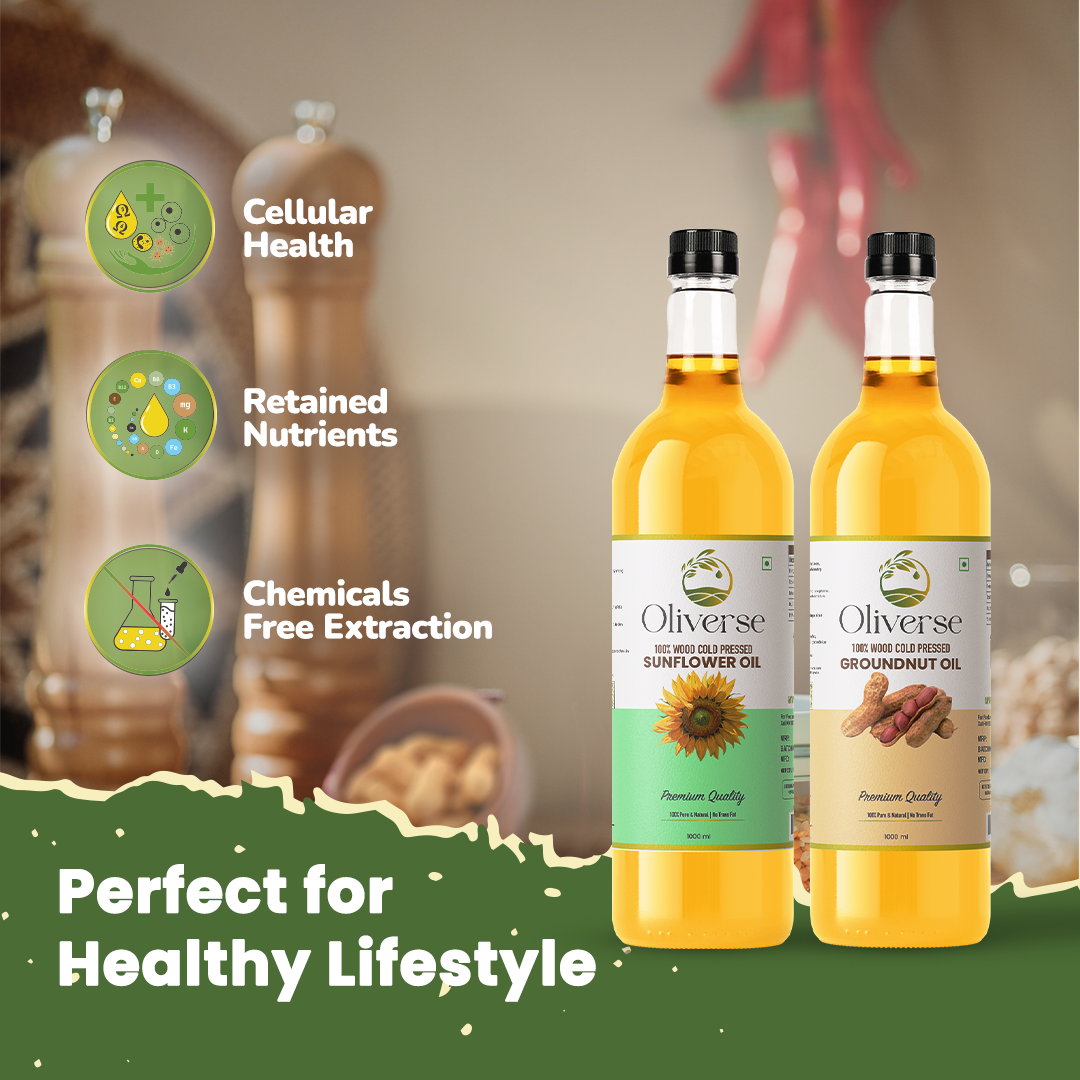 2 + 2 Ltr Groundnut and Sunflower Oil